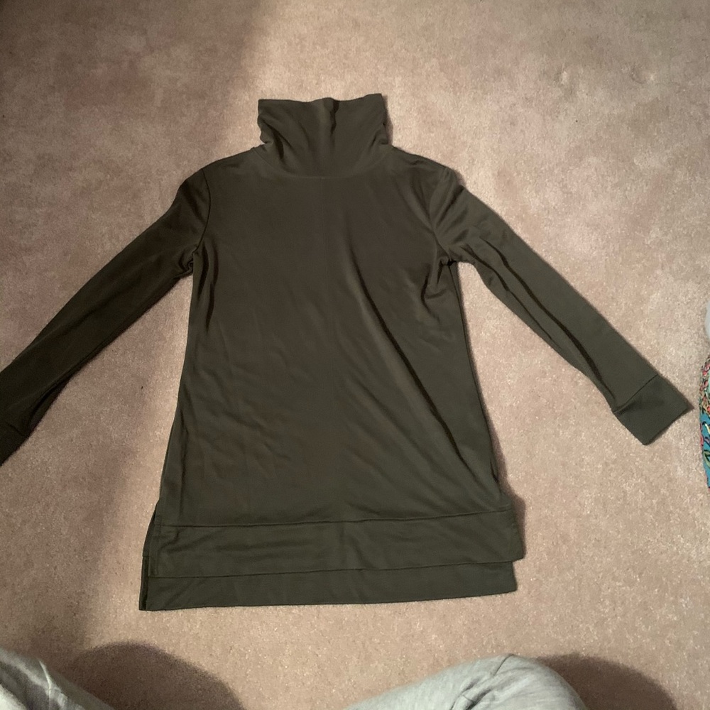 green&black turtle neck long sleeve T (XS) Target